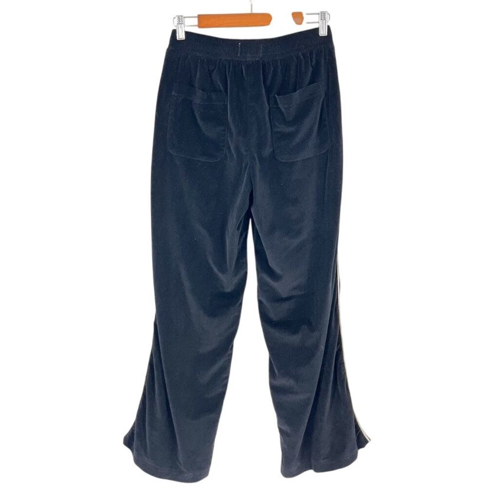 Honor the Gift Piping Track Pants Black Small Corduroy Community Arts - Picture 2 of 9